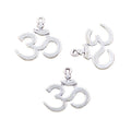 Charms Yoga Om 23x21mm Tibetan Silver Color Pendants Antique Jewelry Making DIY Handmade Craft