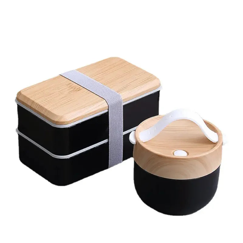 2024 New Arrival Eco-Friendly Custom LOGO Food Container Food Grade Bento Lunch Boxes With Lid Plastic Lunch Box