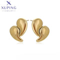 T000953003 XUPING JEWELRY 14K Gold Color Classic Stainless Steel Korean Vintage Fashion Gold Plated Fine Earrings