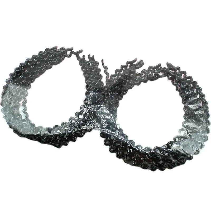 Basic Simple Black Hair Band Adult Wavy Hair Accessories Face Wash Bangs Clip
