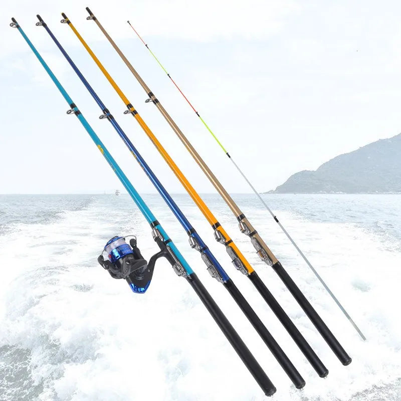 Made in China High Quality  Fiberglass Reel Group and Rotate Ice Fishing Rod