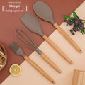 Silicone Kitchenware Set Spatula 4-piece Set Baking Tool Set Cookware Spatula Silicone Spatula Whisk Brush