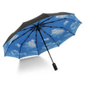 10K Double Layer Windproof Fully-automatic Umbrellas Male Women Umbrella Three Folding Commercial Large Durable Frame Parasol