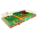 Kids Entertainment Area Playground Toys Customized Indoor Manufacture New Design Playground Center Plastic Slides Multifunction