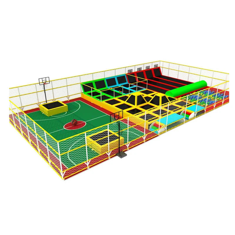Kids Entertainment Area Playground Toys Customized Indoor Manufacture New Design Playground Center Plastic Slides Multifunction