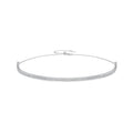 925 Sterling Silver Elegant Emerald Necklace Retro Braided Silver Neck Chain for Women Birthday Gift Fine Jewelry DIY BSA003