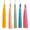 Wholesale 12cm/5inch Graduation Tassel Silky Floss Bookmark Tassel with Cord Loop for Crafts