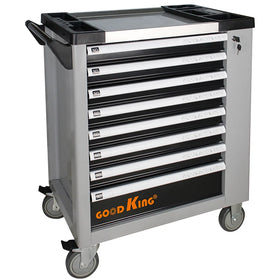 8-Drawer for Workshop Repair Rolling Lockable Metal Tool Cabinet Trolley