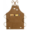 High Quality Cotton Canvas Work Apron with Adjustable Strap Chef Apron Kitchen Cooking Baking Apron