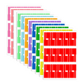 Factory Price Free Sample Custom Adhesive Cable Label Cable Labels Tag Label Sticker CMYK Plastic Bag