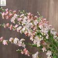 New Arrival Wholesale Artificial Gaurolesa Lindheimeri Flower Silk Cloth Pink for Home Party Decoration Showroom Design