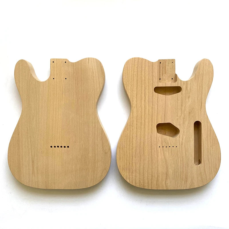 Wholesale Unfinished Alder Solid Blank Electric Guitar Bodies Barrel TL Guitar Body for DIY Guitar Kits