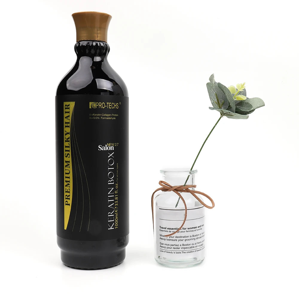 Wholesale 1000ML Lower Irritation Max Straight Treatment PRO-TECHS Silky Keratin Protein for All Hair