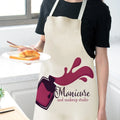Wholesale Nail Apron Beauty Salon Cotton Apron Reusable for Nail Art Decoration