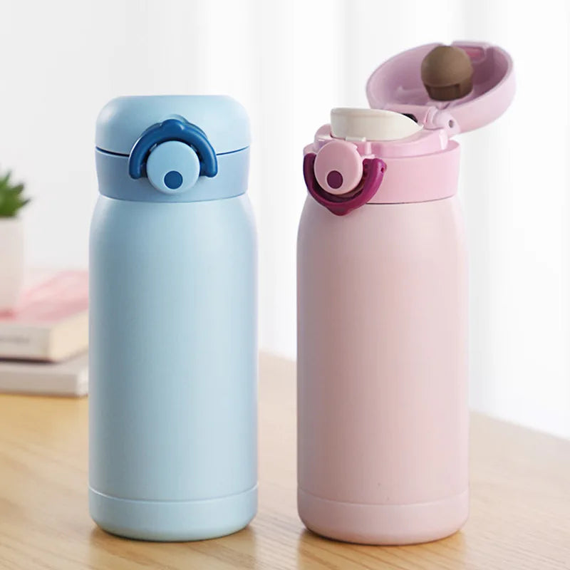 FX Factory Mini Pink 200ml 304 Stainless Steel Thermos Coffee Hot Mugs Water Bottle Portable Tumbler