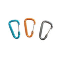 4cm D Shape Wiregate Aluminum Carabiner