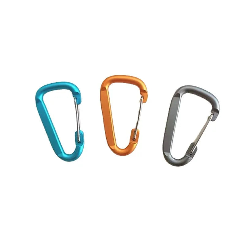 4cm D Shape Wiregate Aluminum Carabiner
