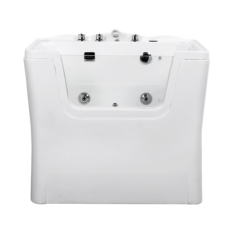 USMILEPET Eco-Friendly Foldable Bathtub Medium and Large Pet Spa Bathing Machine with Brush Feature for Dog and Cat Cleaning