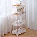 3 Tier Black Metal Kitchen Cart Trolley with Rolling Storage Rack Multifunction Utility Cart on Wheels
