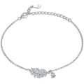 Cubic Zircon Bracelet Sterling Silver Feather Bracelet Women Jewelry 925 Sterling Silver Bracelet