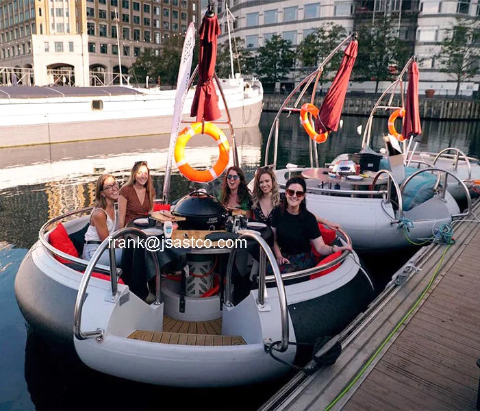 Pedal Drive Kayak De Pesca Montu Motor Electric Kayak with Pedals Trailer Transparent Family Private Home Used BBQ Donut Boat