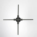 5d Led Fan Hologram Projector Four Blades 70cm 3d Hologram Fan Equipment Naked Eye Stereo 3d Fan Hologram Portable for Indoor