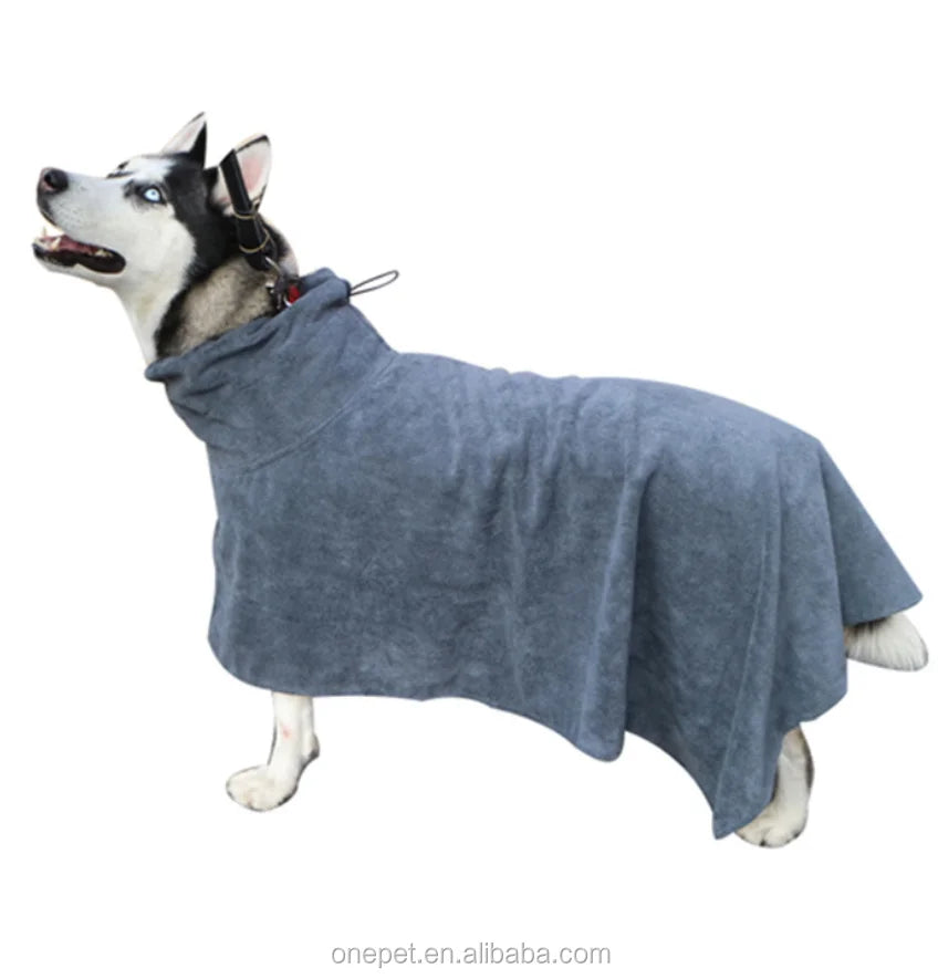 Microfiber Dry Towel for Pet Bathing Cotton Dog Bathrobe for Grooming Stocked for Bathroom Use Cats Application