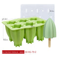 Ice Cream Sticks Molds Factory Custom Eco-Friendly 3D Ice Cream Popsicle Silicone Mold Custom Logo Cube Shape