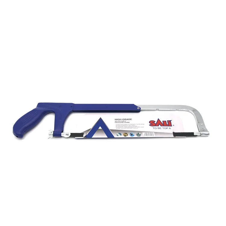 For 530G DIY Industrial Adjustable Hacksaw Frame 24 TPI Fixed Saw Blade Alloy Steel 300mm Plastic Handle Woodworking Tool 1