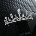 QS Multi-style Bridal Tiara Baroque Crystal Rhinestone Alloy Crown Wedding Hair Accessories 9 Designs Gold/Silver Plated Claw