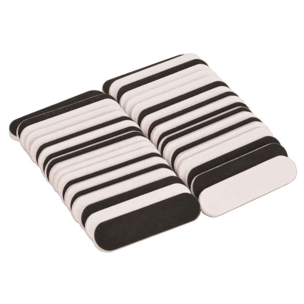 Newest Double Sided Nail File Disposable Nail Equipment Accessories Buffer Files Manicure Tools Salon Wholesale