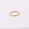 Cheap Women Jewelry 18k Gold Plated Stainless Steel Dainty Simple Oval Ball Ring