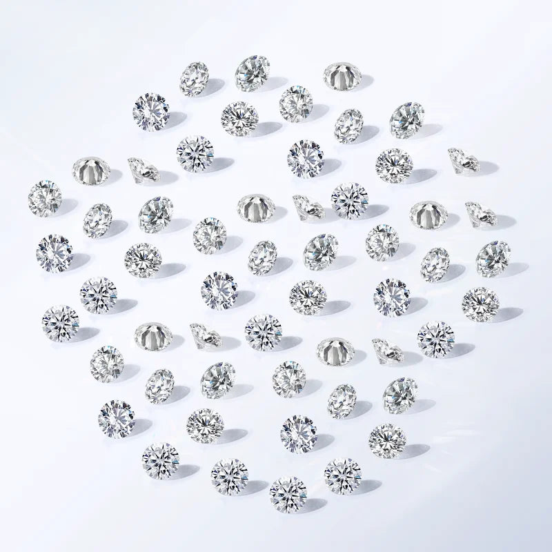Loose Diamonds Round Cut  0.1- 0.3ct 3mm 3.7mm 4mm HPHT CVD  DEF VS Starsgem Lab Grown Diamond