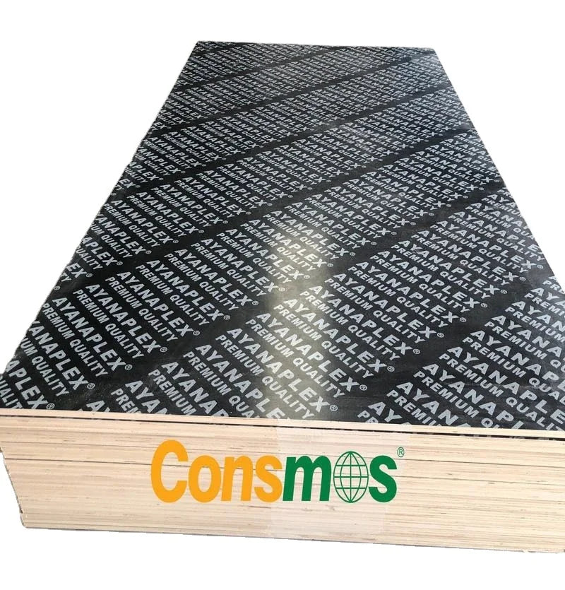 Construction Plywood Shuttering Formwork 15mm Black Film Faced Plywood