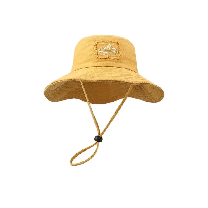 Design Patch Bucket Hat Women Fashion Quick Drying Bob Chapeau Climbing Outdoor Sport Custom Label High Quality Fisherman Cap