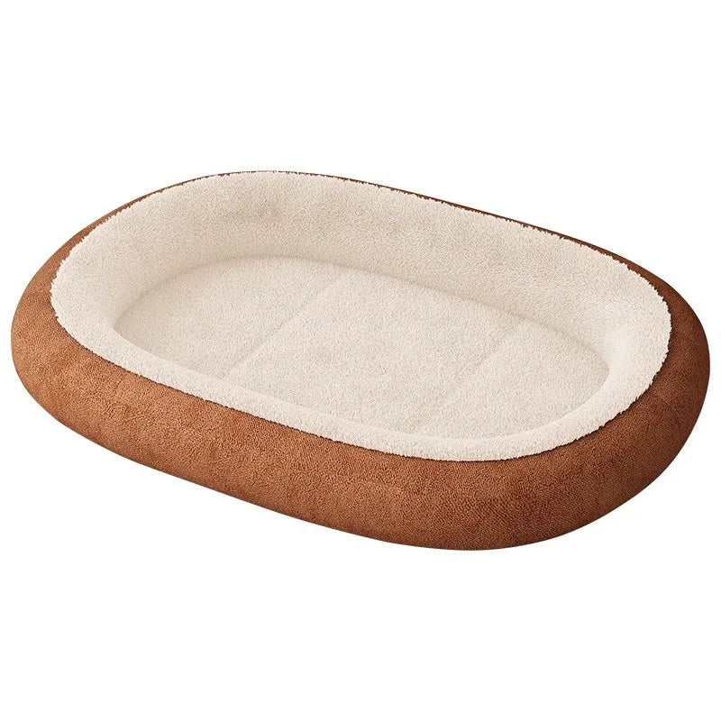 Fashionable All-Season Solid Dog Bed for Small/Middle Dogs Modern Non-Slip Indoor/Outdoor Removable Cover Washable Winter