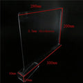 Hookei Wholesale High Quality Clear Craft Acrylic Adjustable Shelf Dividers for Closets Customizable Length Logo Fast Delivery 3