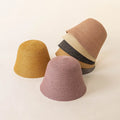 2023 Custom Simple Foldable Fine Paper Braid Straw Hat New Fashion Women's Sun Protection Beach Hat for Spring Summer Travel