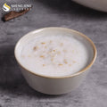 Factory Beige Rustic Rim Deep Ceramic Bowl Nordic Food Serving Bowl Party Customized Sustainable Soup Cereal Salad Bowl Set