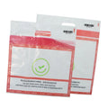 Heavy-Duty Security Bags with Unique Serial Numbers and Handle for Bank Deposits Shopping Features Clear Pocket in Packaging