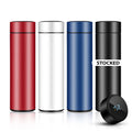 Stock Double-wall Thermos Bottle Stainless Steel Outdoor Sports LED Smart Smart Water Bottle with a Reminder to Drink Water