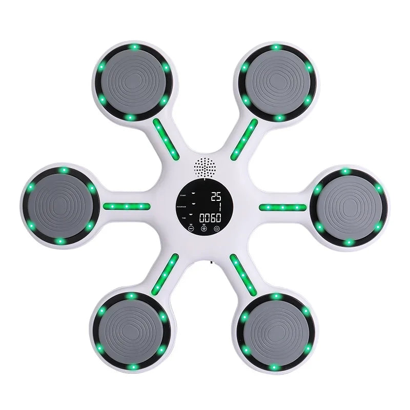 High Quality White Smart Home Exercise Boxing Trainer ABS+PC+PU Music Boxing Target Sports Fitness Machine MMA Wall Target