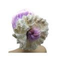 MIO New Creation Cotton Hair Scrunchies 4 Layers Ties Chrocet Lace Scrunchies for Girls Lolita Accessories Solid Color Hair Tie