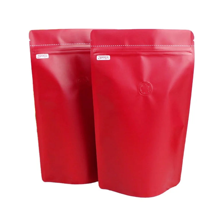 Custom Printed 125g-1kg Stand-Up Aluminum Foil Plastic Bags with Valve Premium Packaging & Printing Product