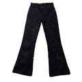 DENIMGUYS Custom New Style Hip Hop Men's Patchwork Black Ripped Flared Baggy Jeans Vintage Distressing Mens Denim Flare Pants