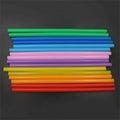 100PCS 6mm x 260mm Extra Wide Disposable Drinking Straws Plastic Party Straight Straws