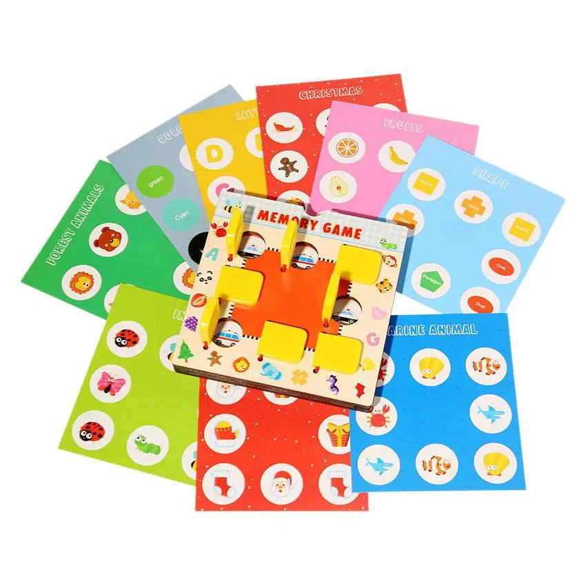 Memory Challenge Flip Chess Game Logic Thinking Training Children's Brain Intelligence Montessori Puzzle Early Education Toys