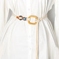 New Ethnic Wind Accessories Vintage Casual Woven Waist Chain Cotton Rope Belt