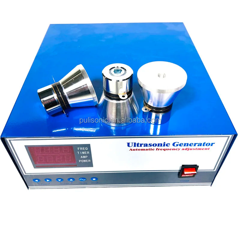 High Power 2400W Degas Pulse Ultrasonic Cleaner Generator 28KHZ-40KHZ for Dpf Fuel Injector Parts New Condition