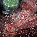 Wholesale New High Sparkle Reflective Glitter Cosmetic Cold Color Chunky Glitter Mix Nail Craft Epoxy Tumbler Disco